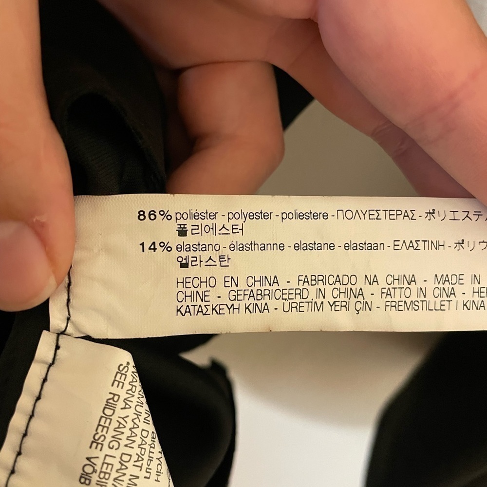 Zara Basic Collection Faux Suede Patch Pocket Ful… - image 4